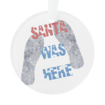 Santa war hier