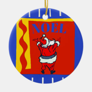 Santa Weihnachten, fügen, bearbeiten Keramik Ornament