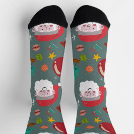 Santa-Weihnachtsstrümpfe Socken