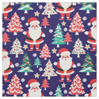 Santa Weihnachtswunderland Muster Stoff