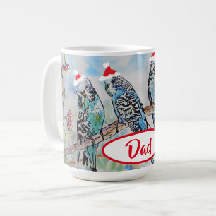 Santa Wellensittich Weihnachten Wellensittiche Sit Kaffeetasse