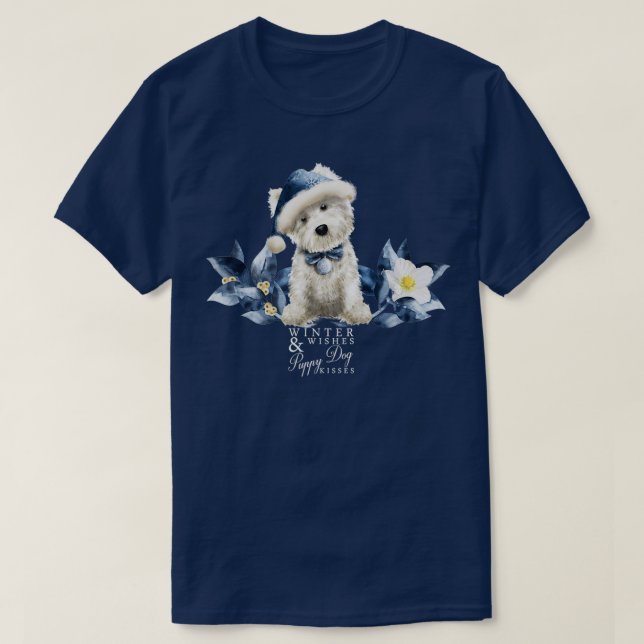 Santa Westie  T-Shirt (Design vorne)