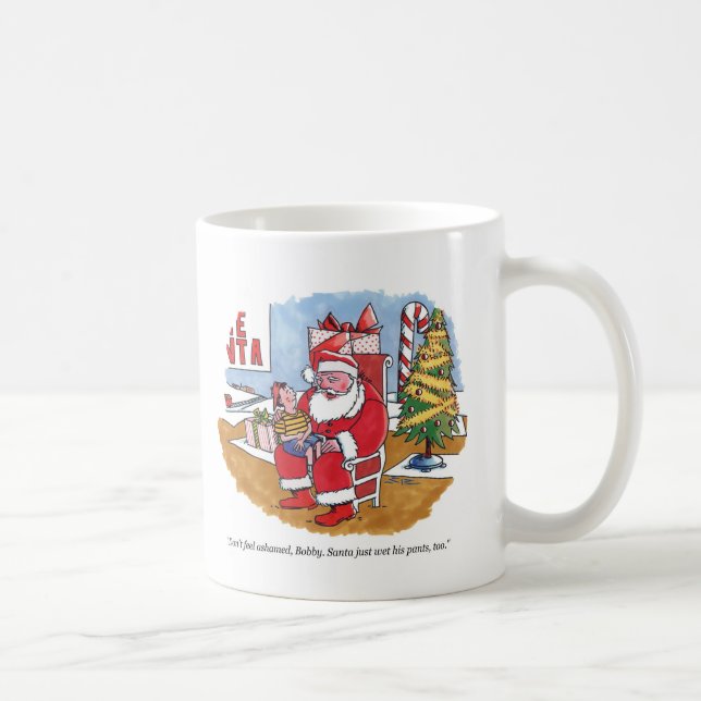 Santa Wet links Tasse (Rechts)
