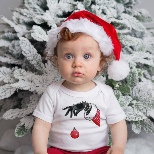 Santa, wie alt bin ich? baby t-shirt (Von Creator hochgeladen)