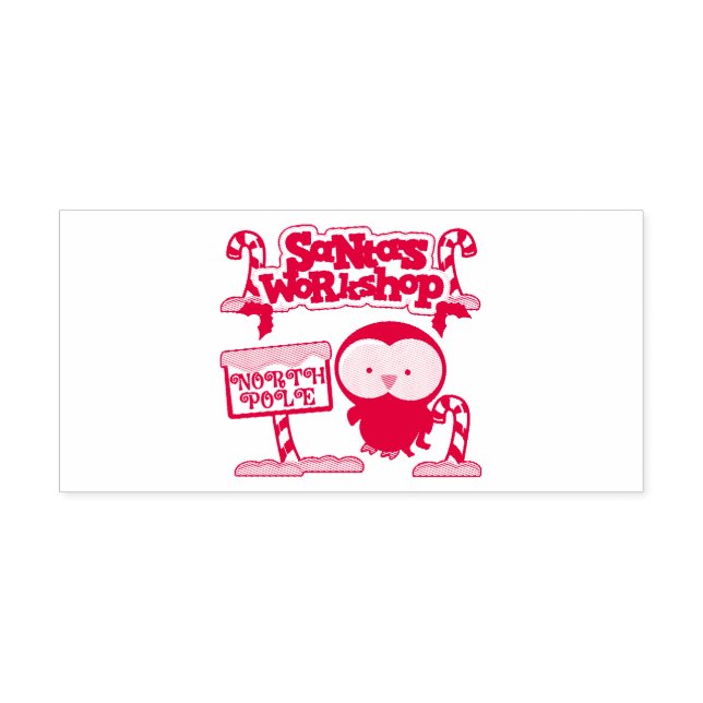 Santa Workshop Pinguin Permastempel (Design)