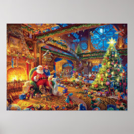 Santa-Workshop Poster