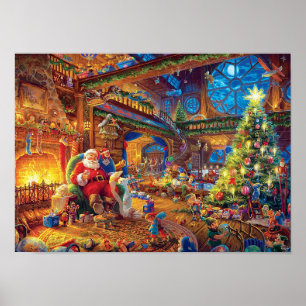 Santa-Workshop Poster