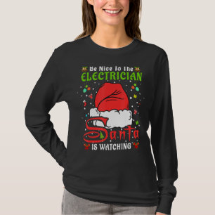 Santa Xmas Pajamas sind nett zu den Elektro-Chri T-Shirt