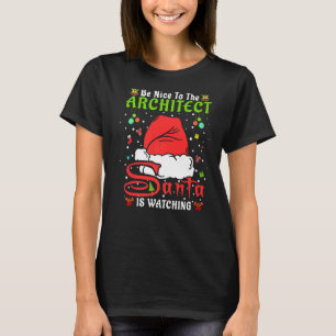 Santa Xmas Pajamas sind nett zum Architekt Christu T-Shirt