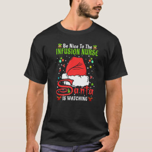 Santa Xmas Pajamas sind schön zur Infusionstherapi T-Shirt