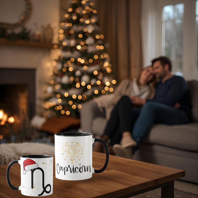 Santa Zodiac Capricorn Mug Tasse (Von Creator hochgeladen)