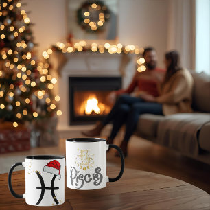 Santa Zodiac Fische Tasse
