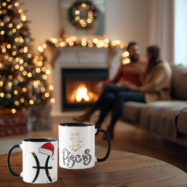 Santa Zodiac Pisces Mug