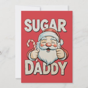 Santa Zucker Weihnachten Daddy Lustiger Weihnachte