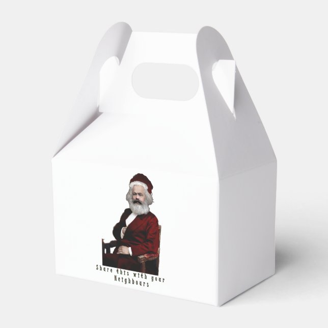 SantaKarl MarXmas Geschenkschachtel (Vorderseite)