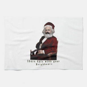 SantaKarl MarXmas Geschirrtuch