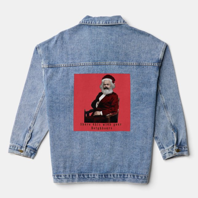 SantaKarl MarXmas Jeansjacke (Rückseite)