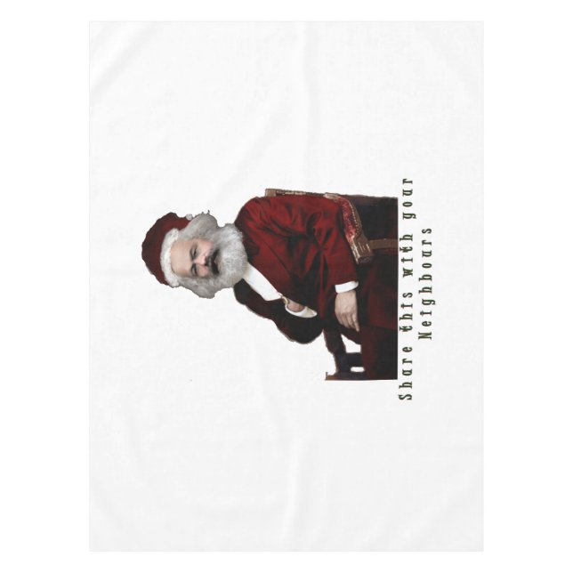 SantaKarl MarXmas Tischdecke (Vorderseite)