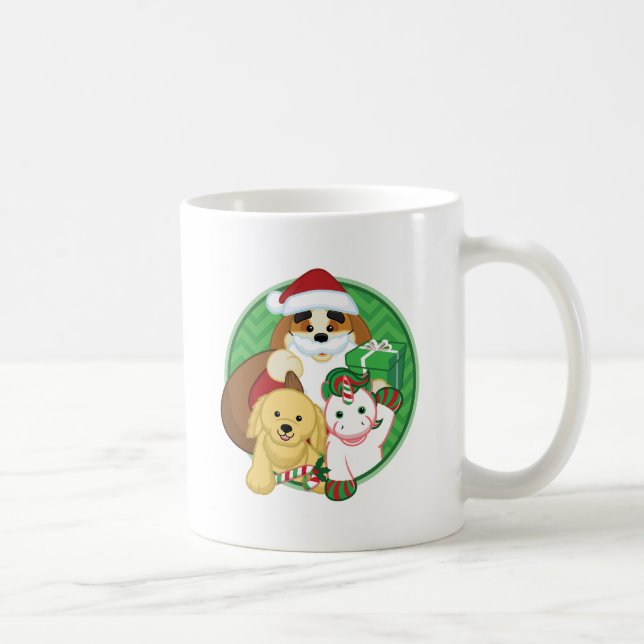 Santakinz und Freunde Kaffeetasse (Rechts)