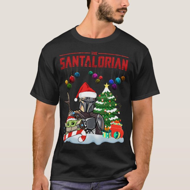 Santalorian Weihnachten Weihnachtsfest T-Shirt (Vorderseite)