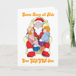 santalovesginger feiertagskarte