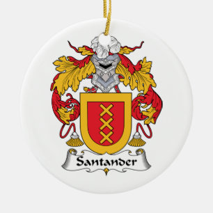 Santander-Familienwappen Keramikornament
