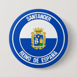 Santander Round Emblem Button