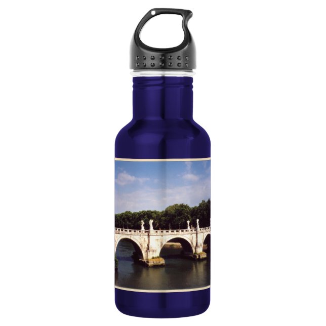 Sant'Angelo Bridge in Rom, Italien Trinkflasche (Vorderseite)
