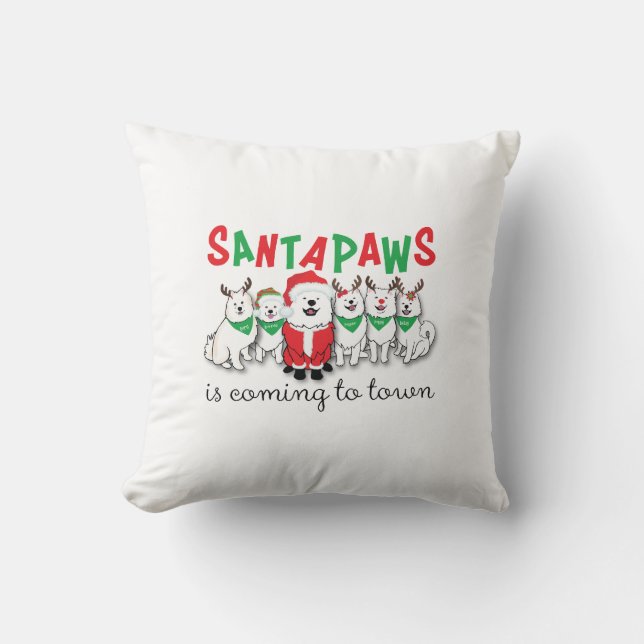 Santapaws kommt in die Stadt Kissen (Vorderseite)