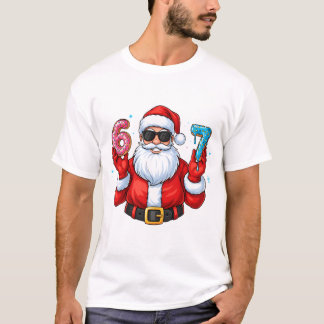 Santas 6 & 7 Donut-Party T-Shirt