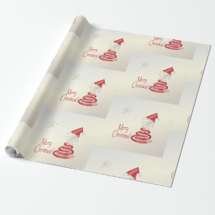 Santas Baum Geschenkpapier