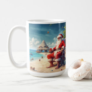 Santas Beach Getaway Kaffeetasse