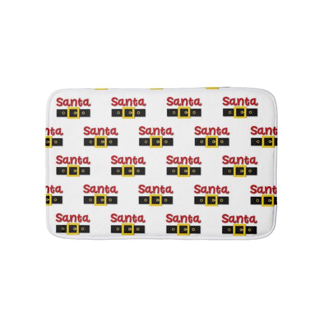 "SANTA'S BELT" BADEMATTE (Vorderseite)