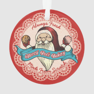Santas biscuits boulangerie culinaire ornement de 