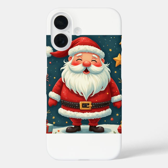 Santa's Charm iPhone 16 Fall iPhone 16 Hülle (Rückseite)