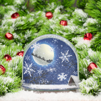 Santa's Coming to Town Screwball Graphics Schneekugeln