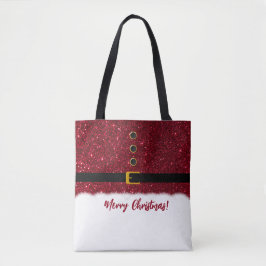 Santas Dazzling Red Outfit- Weihnachtszeit- Tasche
