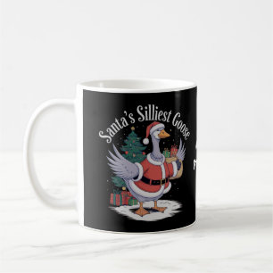 Santa's dümmste Gans Eine geschmacklose Weihnachts Kaffeetasse