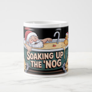 Santas Eggnog-Spa Jumbo-Tasse