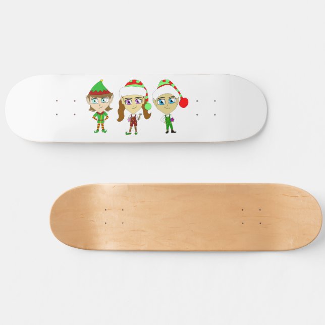 Santas elves skateboard (Horizontal)