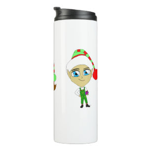 Santas elves thermosbecher
