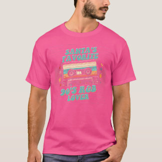 Santas Favorite 90S Rb Musik Lover Weihnachten T-Shirt