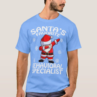 Santas Favorite Behavioral Specialist Weihnachten T-Shirt