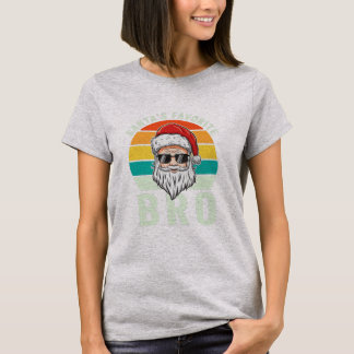 Santa's Favorite Bro Brother Boys Funny Christmas T-Shirt