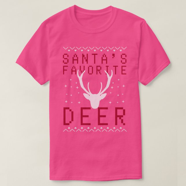 Santas Favorite Deer TShirt (Design vorne)
