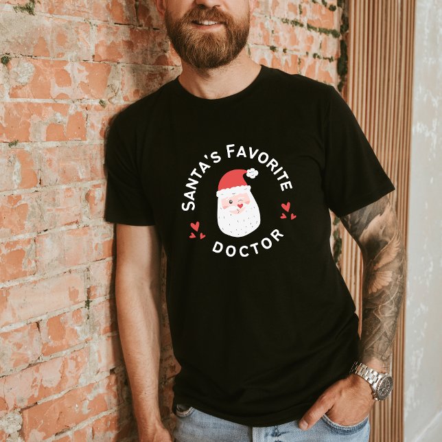 Santa's Favorite Doctor: Cute Santa Christmas Tee (Von Creator hochgeladen)