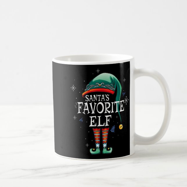 Santa's Favorite Elf The Matching Elf Family For C Kaffeetasse (Rechts)