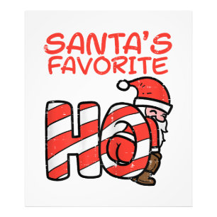 Santas Favorite Funny Naughty Adult Weihnachten We Fotodruck