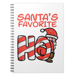 Santas Favorite Funny Naughty Adult Weihnachten We Notizblock