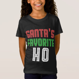 Santas Favorite Ho Funny Xmas Rowdy Unangemessen T-Shirt
